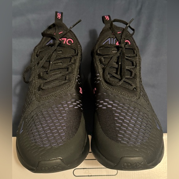 Nike Air Max 270 Throwback Future Men’s Size 13 Black/Laser Fuchsia Like New - Picture 10 of 14